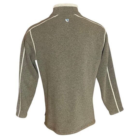 Kuhl Men’s Europa 1/4 Zip Fleece Pull On Tan Sweater Sz L - Picture 5 of 15